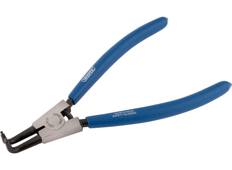 Draper 56422 200mm External Circlip Pliers with 90&amp;deg; Tips
