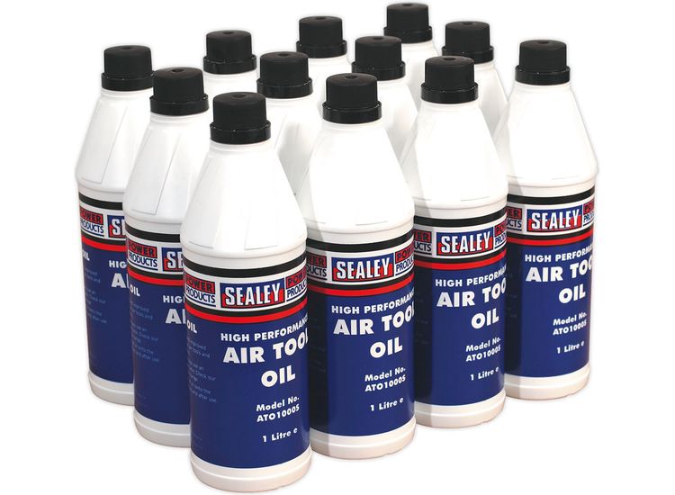Sealey ATO/1000 Air Tool Oil 1ltr Pack of 12