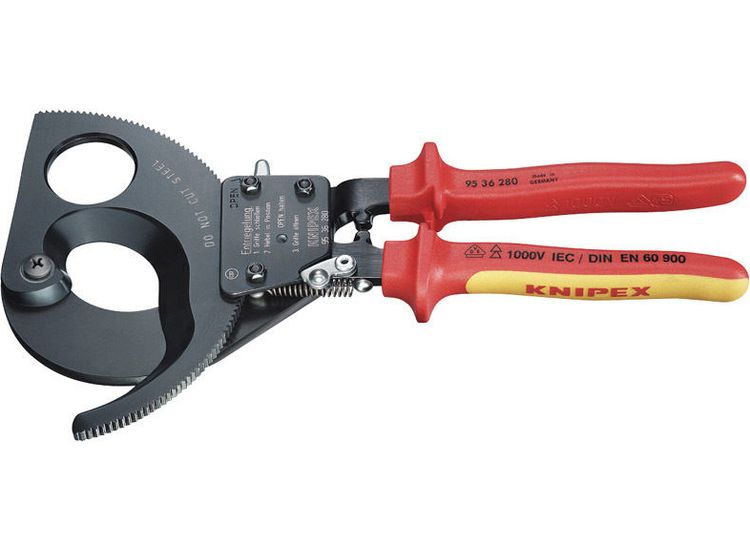 Draper 57677 Knipex 95 36 250 250mm VDE Heavy Duty Cable Cutter