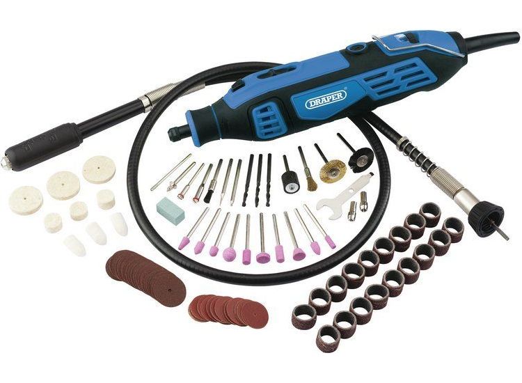 Draper 58300 180W Rotary Multi Tool Kit (111 Piece)