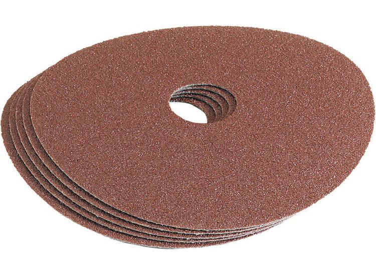 Draper 58610 115mm 36Grit Aluminium Oxide Sanding Disc Pack of 5