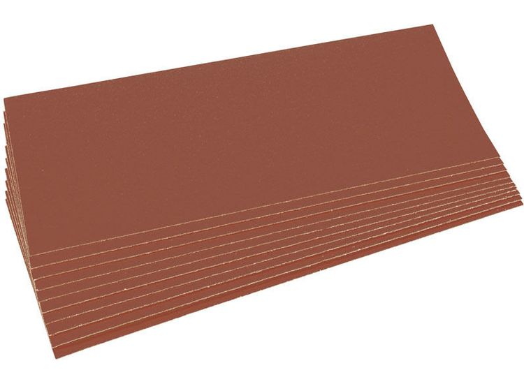 Draper 59106 Ten 280 x 115mm Aluminium Oxide Sanding Sheets