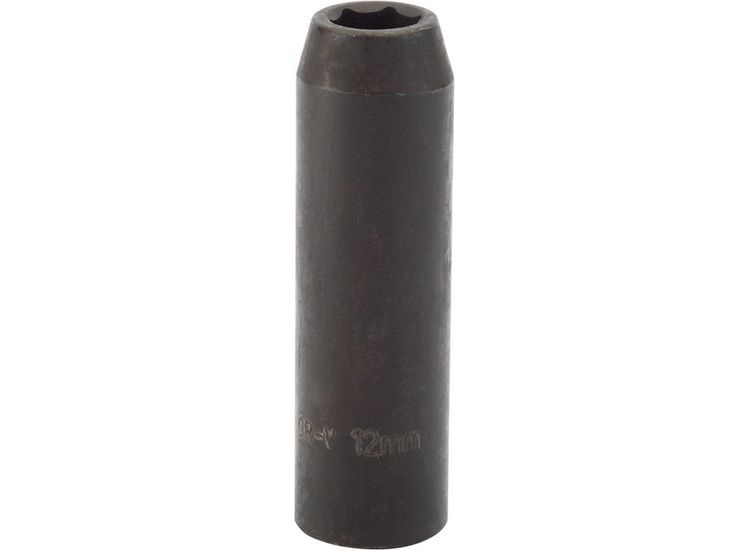 Draper 59873 12mm 1/2" Sq. Dr. Deep Impact Socket (Sold Loose)