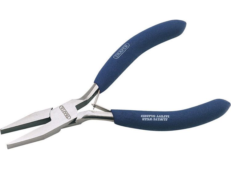 Draper 60741 125mm Carbon Steel Flat Nose Pliers