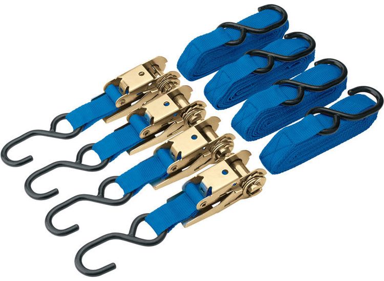 Draper 60960 375kg Ratcheting Tie Down Strap Set (4 Piece)