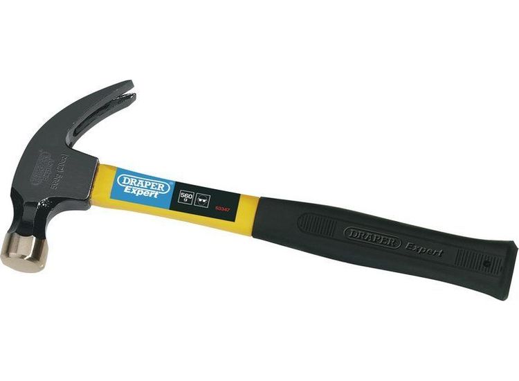 Draper 63347 560G (20oz) Fibreglass Shafted Claw Hammer