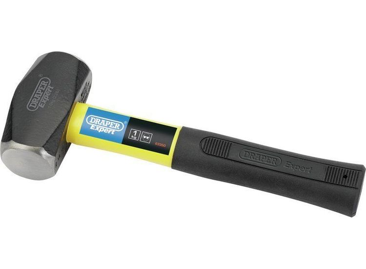 Draper 63350 1kg (2.2lb) Fibreglass Shaft Club Hammer