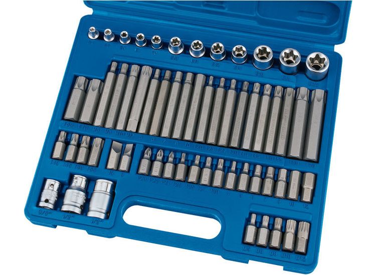 Draper 63376 Mechanic's Bit Set Comprising of TX-STAR&amp;#174; and Hexagon Bits (61 Piece)