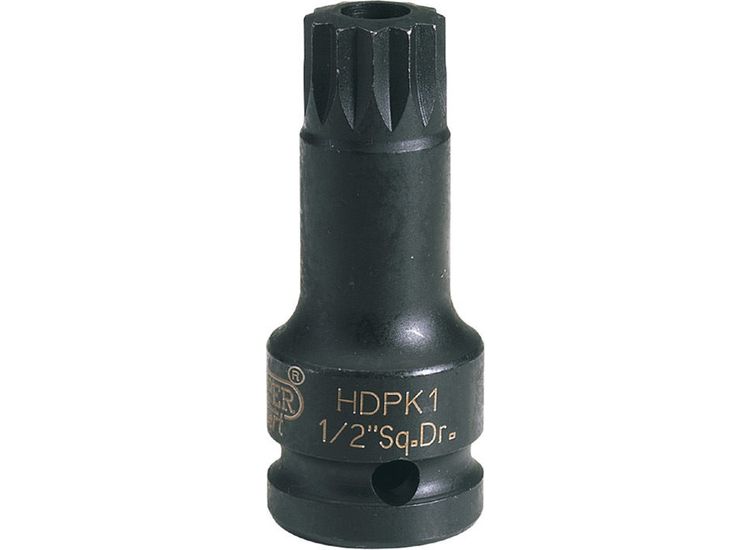 Draper 63476 1/2 Sq. Dr. Drain Plug Key for VW or Audi