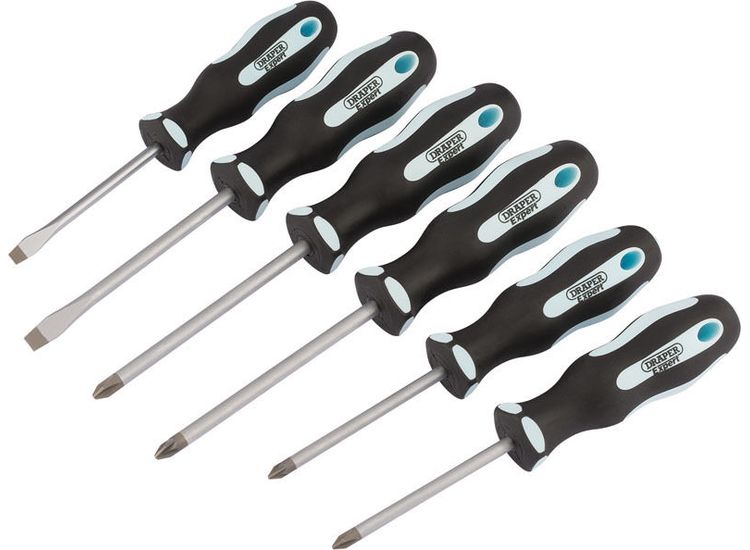 Draper 63588 Soft Grip Screwdriver Set (6 Piece)