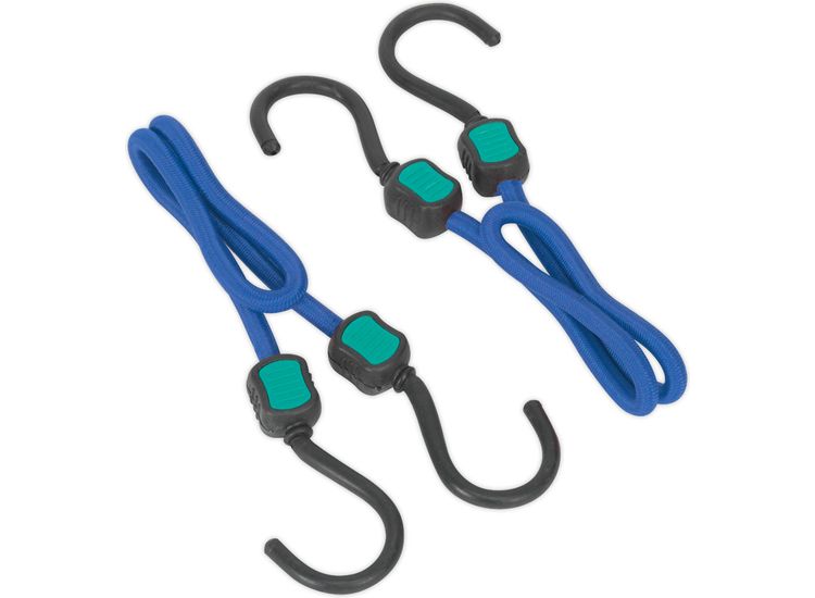 Sealey BCS19 Bungee Cord Set 2pc 460mm