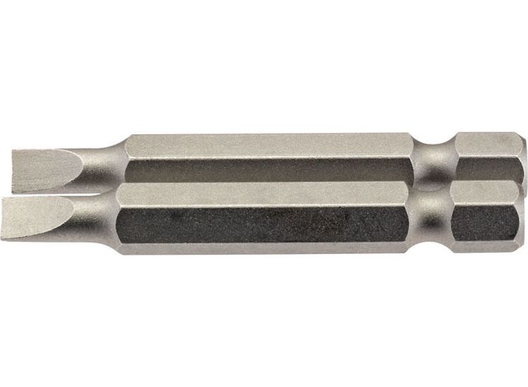 Draper 64089 4.5mm 1/4" Hex Plain Slot Insert Bit 50mm Long x 2