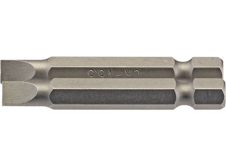 Draper 64094 5.5mm 1/4" Hex Plain Slot Insert Bit 50mm Long x 2