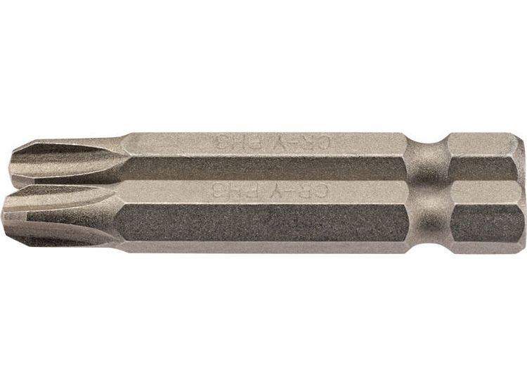 Draper 64241 No.3 1/4" Hex Cross Slot Insert Bit 50mm Long x 2