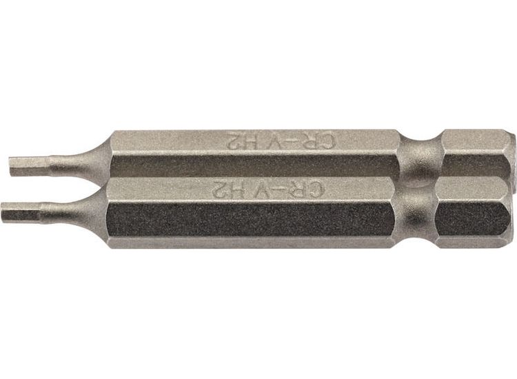 Draper 64244 2mm 1/4" Hex Hexagonal Insert Bit 50mm Long x 2