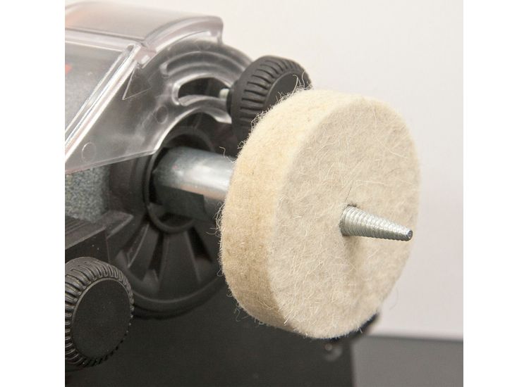 Sealey BG1010WPW50 Wool Polishing Wheel &amp;#8709;50 x 13mm 6mm Bore