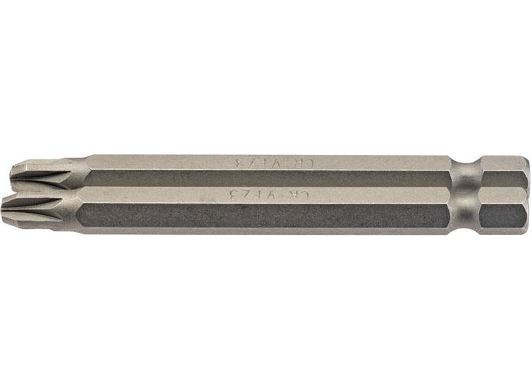 Draper 64313 No.3 1/4" Hex PZ Type Insert Bit 75mm Long x 2