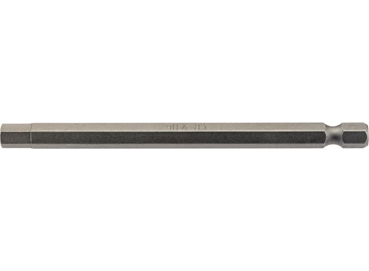 Draper 64375 6mm 1/4" Hex Hexagonal Insert Bit 100mm Long x 1