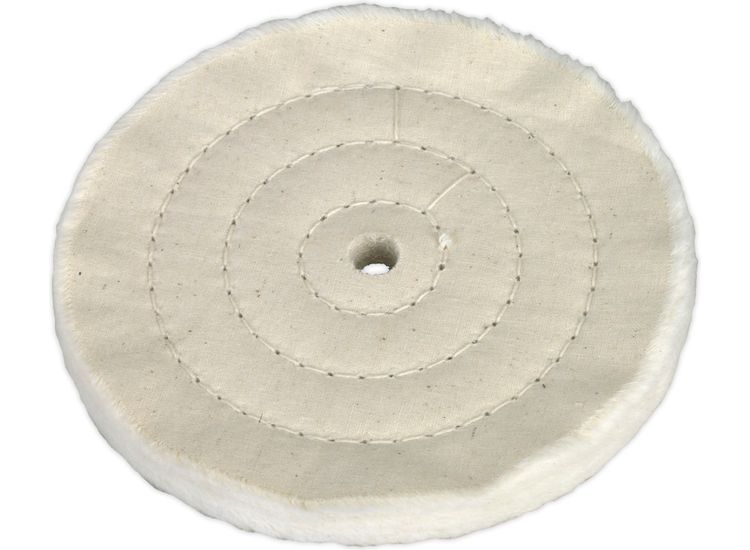 Sealey BG150BW Buffing Wheel &amp;#8709;150 x 13mm 13mm Bore Fine
