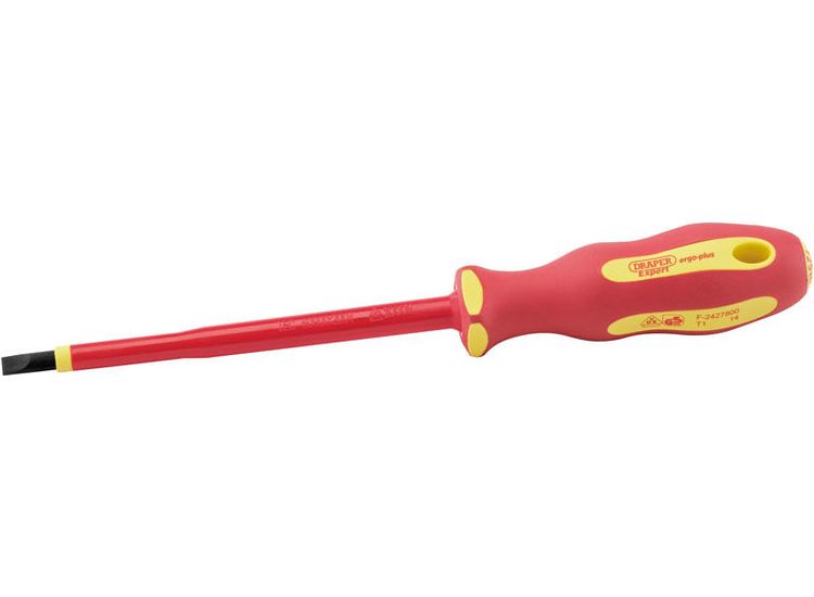 Draper 64419 Ergo Plus&amp;#174; 5.5mm x 125mm Plain Slot Screwdriver