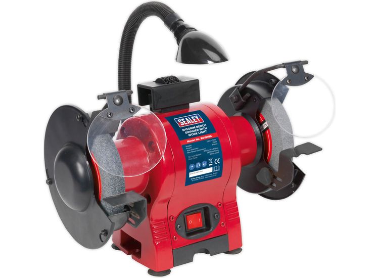 Sealey BG150WL Bench Grinder &amp;#8709;150mm with Work Light 250W/230V