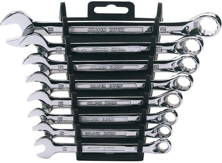 Draper 64604 Hi-Torq&amp;#174; Metric Combination Spanner Set (8 Piece)