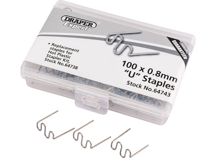Draper 64743 0.8mm U Staples (50)