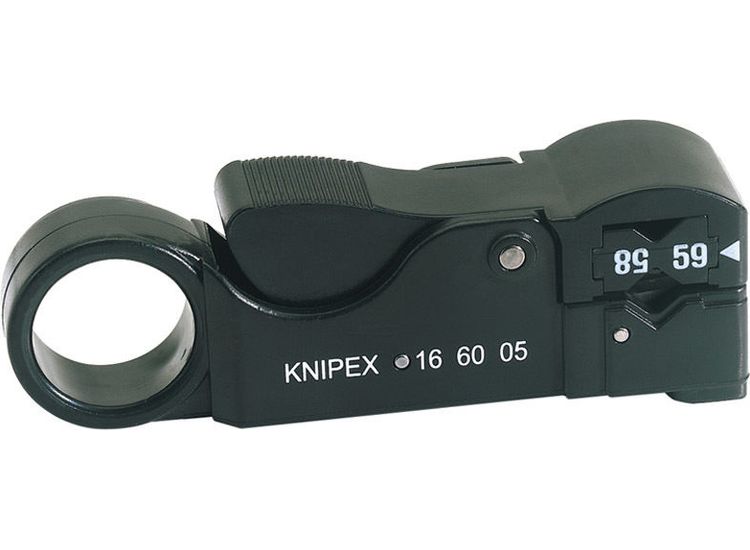 Draper 64953 Knipex 16 60 05SB 4 - 10mm Adjustable Co-A x ial Stripping Tool