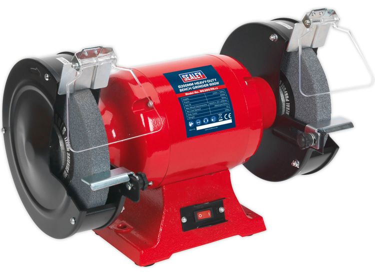 Sealey BG200/99 Bench Grinder &amp;#8709;200mm 600W/230V Heavy-Duty