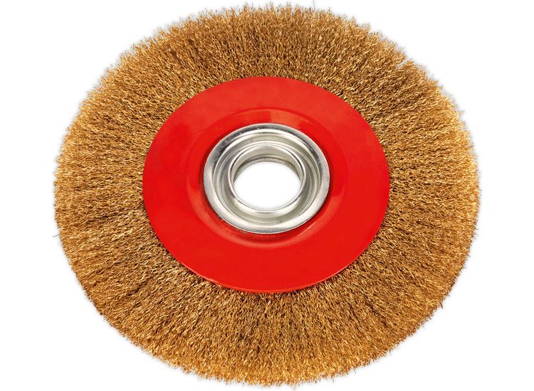 Sealey BG200/WW1 Wire Wheel &amp;#8709;200 x 13mm 16mm Bore Narrow