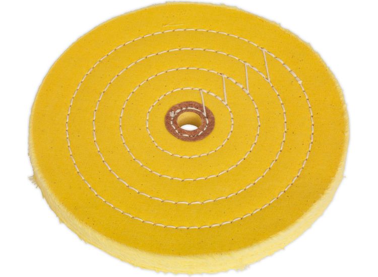 Sealey BG200BWC Buffing Wheel &amp;#8709;200 x 16mm 16mm Bore Coarse