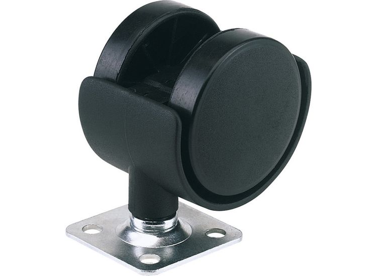 Draper 65462 40mm Dia. Twin Nylon Castor - S.W.L 25Kg