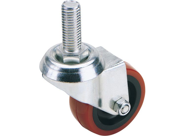 Draper 65510 50mm Dia. Swivel Bolt Fi x ing Polyurethane Wheel - S.W.L. 50Kg