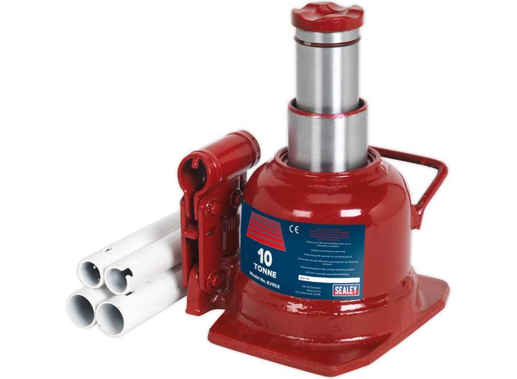 Sealey BJ10LE Bottle Jack 10tonne Low Entry Telescopic