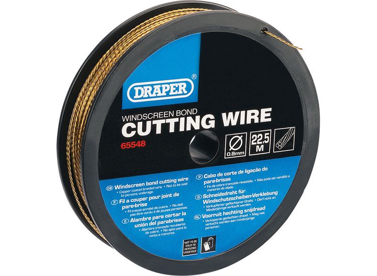 Draper 65548 22.5M Stainless Steel Braided Wire for Wire Feeder/Starter - 0.8mm