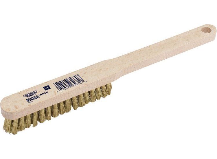 Draper 65670 Brass Fill Wire Hand Brush (225mm)
