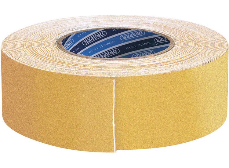 Draper 66233 18M x 50mm Yellow Heavy Duty Safety Grip Tape Roll