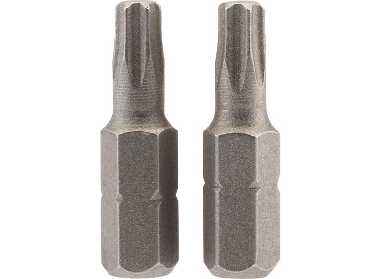 Draper 66431 T25 1/4" Hex TX-STAR&amp;#174; Insert Bit 25mm Long x 2