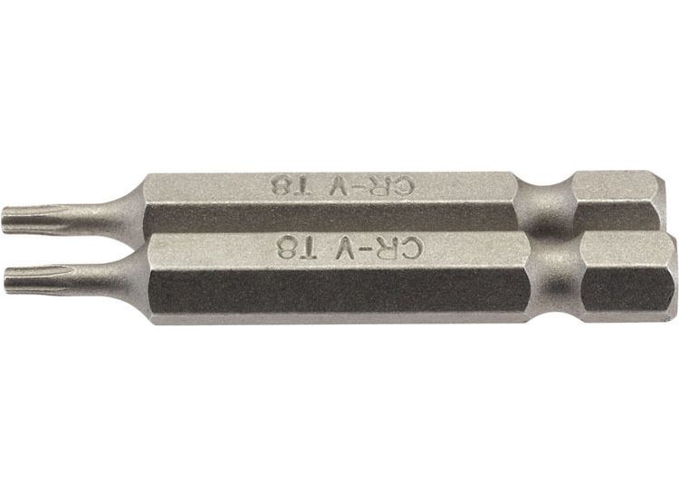 Draper 66484 T8 1/4" Hex TX-STAR&amp;#174; Insert Bit 50mm Long x 2