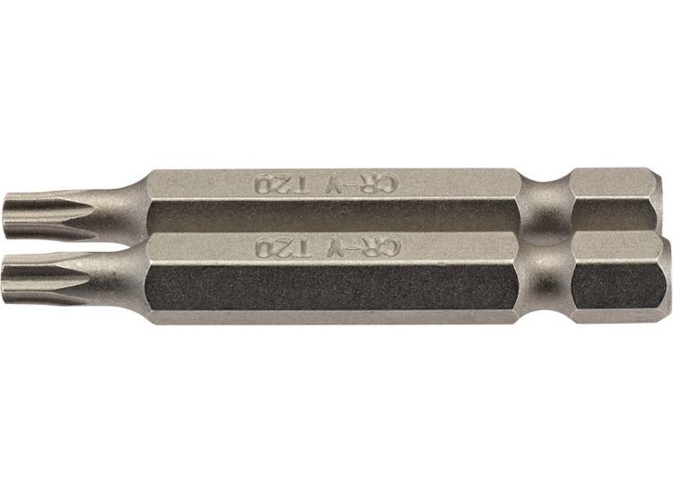 Draper 66488 T20 1/4" Hex TX-STAR&amp;#174; Insert Bit 50mm Long x 2