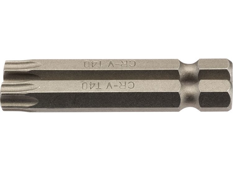 Draper 66624 T40 1/4" Hex TX-STAR&amp;#174; Insert Bit 50mm Long x 2