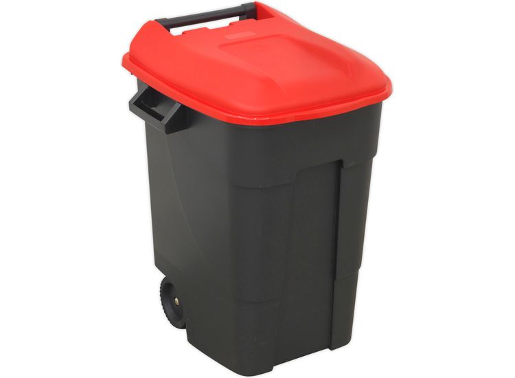Sealey BM100R Refuse/Wheelie Bin 100ltr - Red