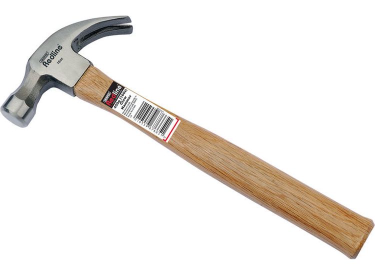 Draper 67665 Claw Hammer with Hardwood Shaft (450g)