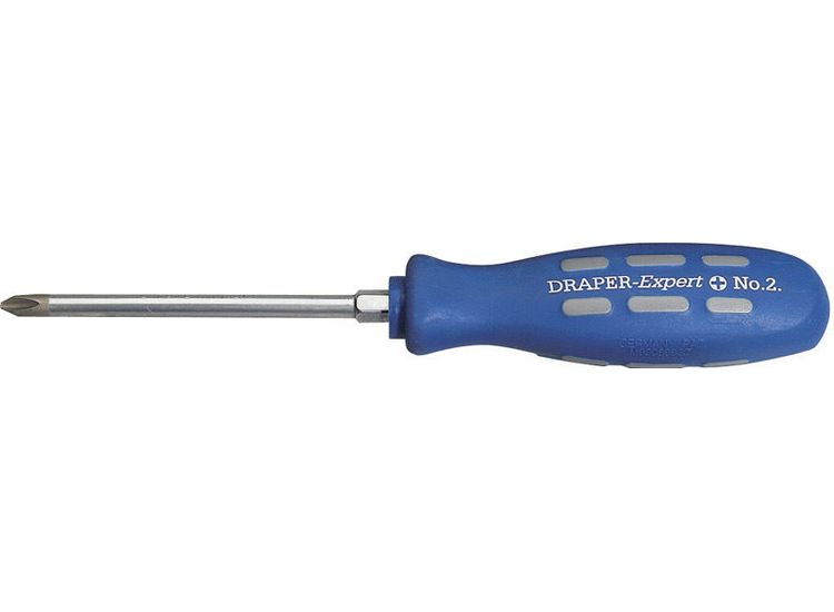 Draper 67859 Cross Slot Mechanics Screwdriver (100mm x No 2) Sold Loose