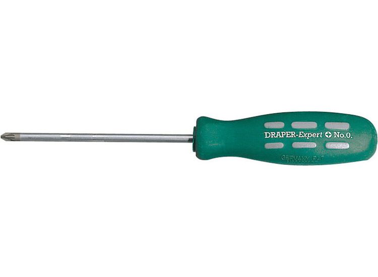 Draper 67861 PZ Type Mechanics Screwdriver (75mm x No 0) Sold Loose