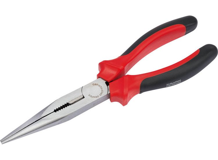 Draper 68300 200mm Heavy Duty Long Nose Pliers with Soft Grip Handles