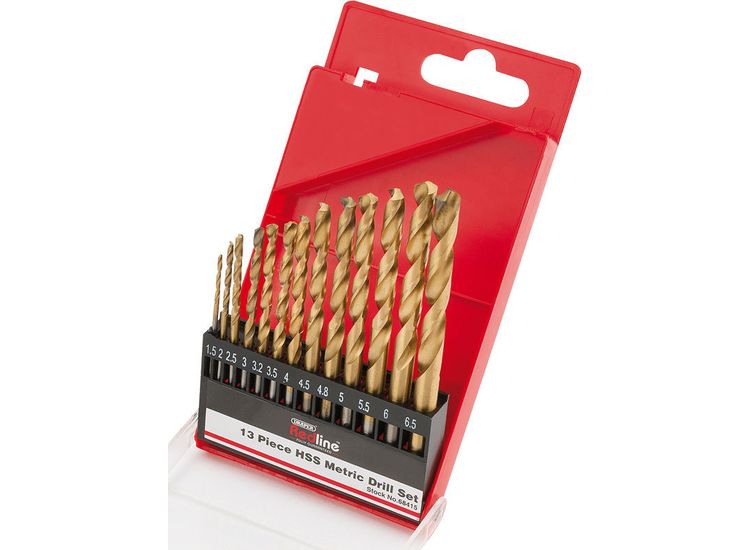 Draper 68415 HSS Metric Twist Drill Set (13 Piece)