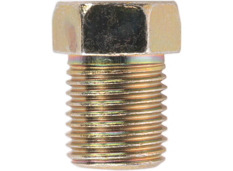 Sealey BN10100FT Brake Pipe Nut M10 x 1mm Full Thread Male Pack of 25