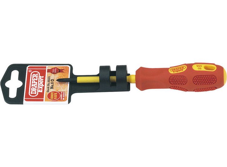Draper 69221 No.0 x 60mm Fully Insulated Cross Slot Screwdriver