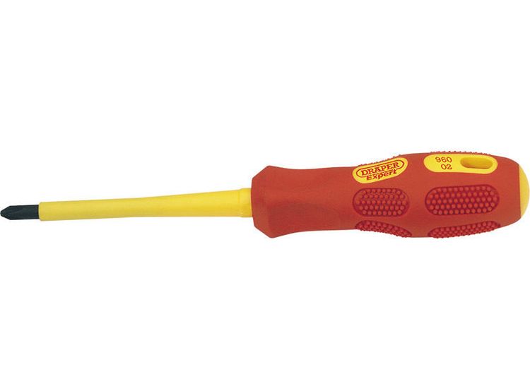 Draper 69226 No 2 x 100mm Fully Insulated Cross Slot Screwdriver (Sold Loose)